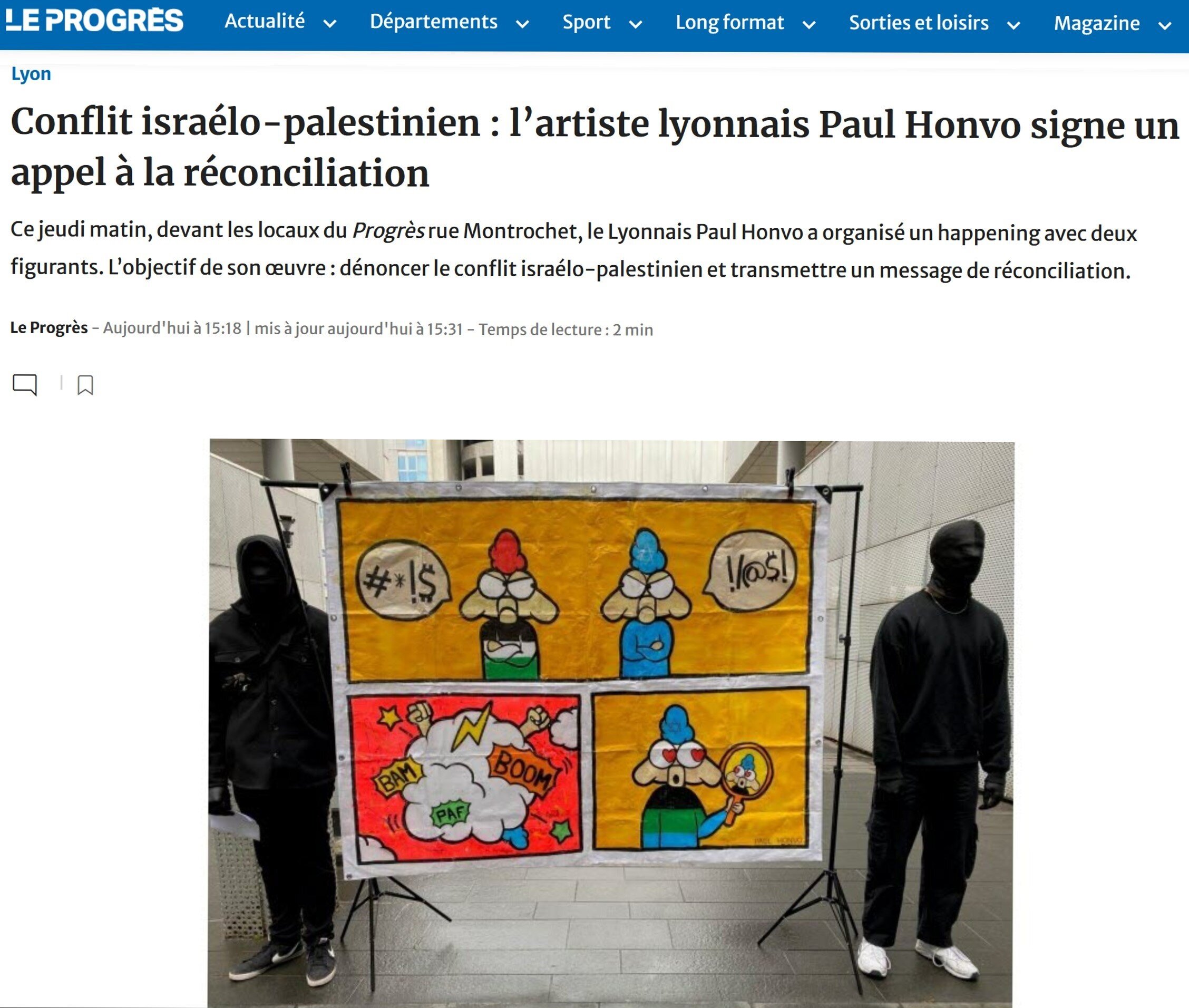 "LE CONFLIT", 2024, Paul Honvo