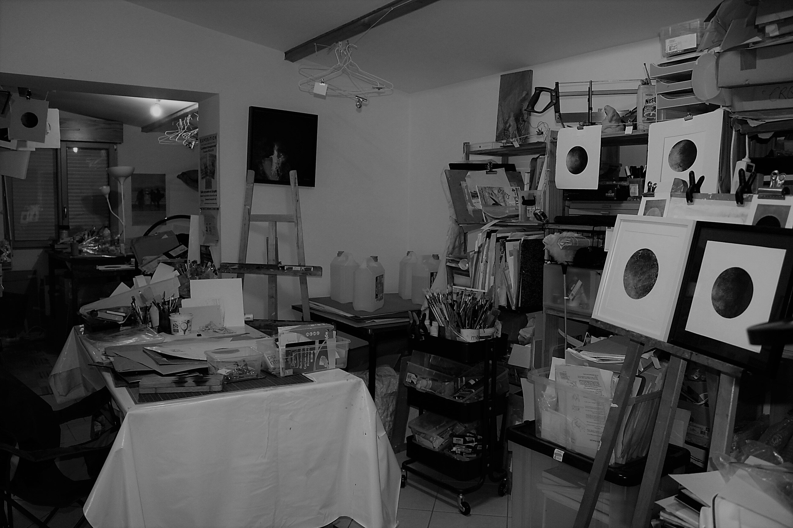 L'Atelier du Hêtre_ 1 pièce pour la peinture et le dessin... et une 2ème pour la gravure