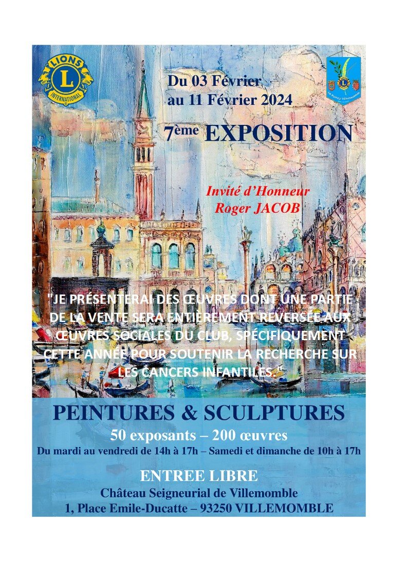 EXPOSITION JANVIER 2024