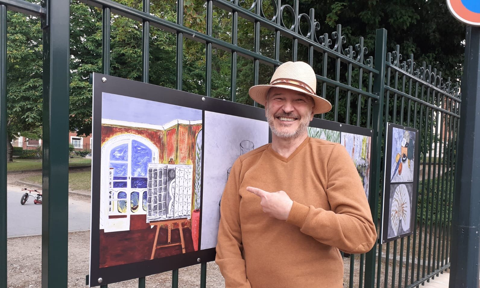 Ma première toile exposée au Raincy