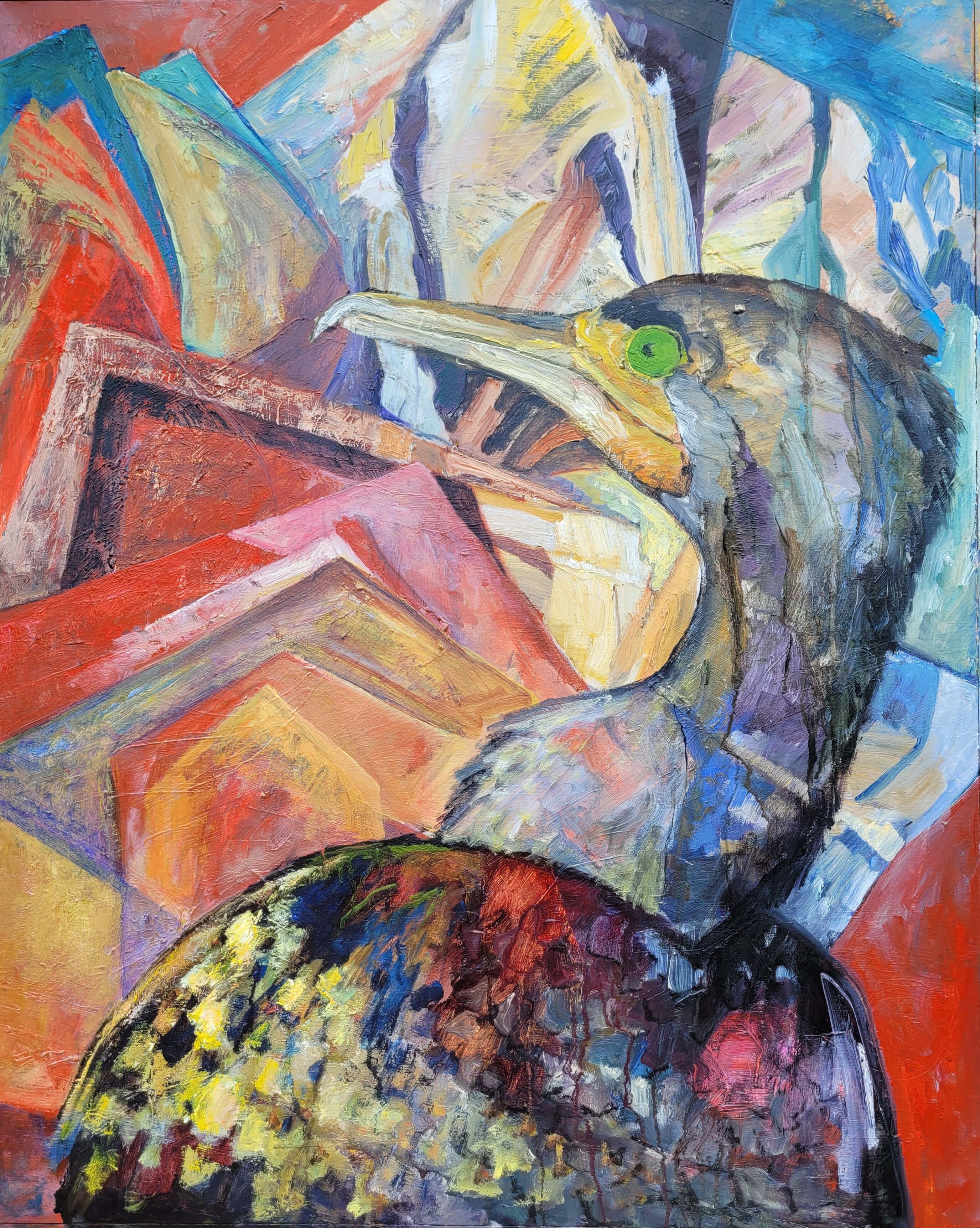 Desertscape. Oil on canvas 100x80 cm.