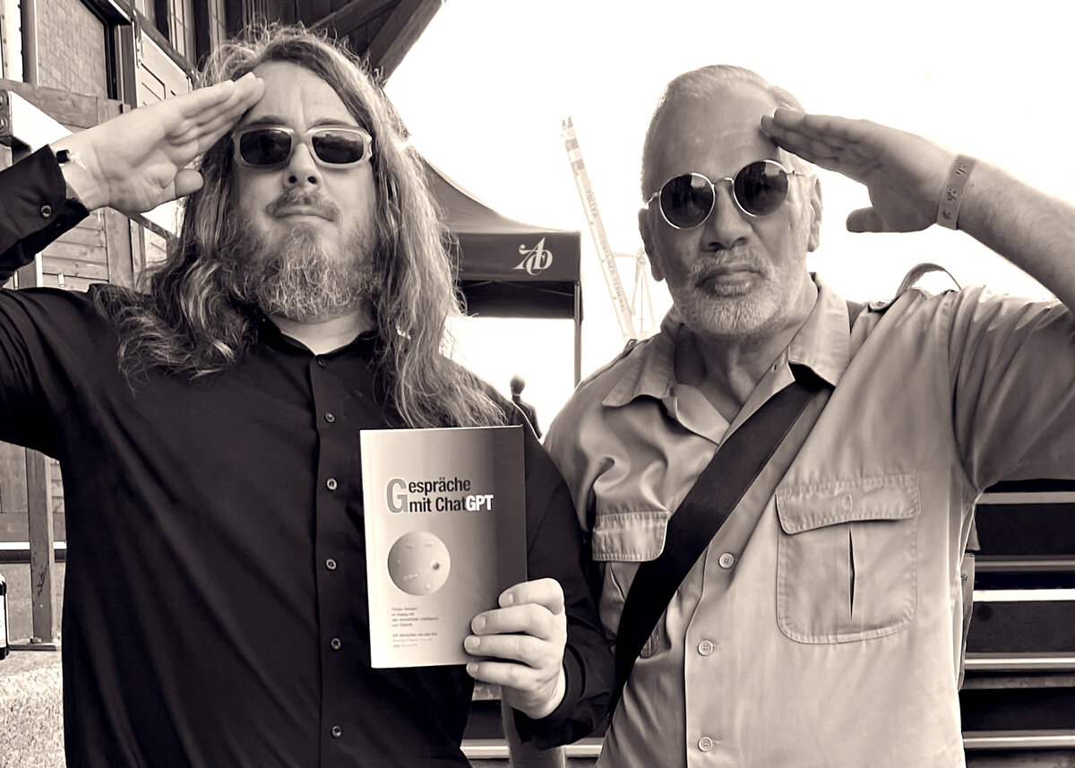 Jonathan Meese und Florian Reckert beim ADC 2023