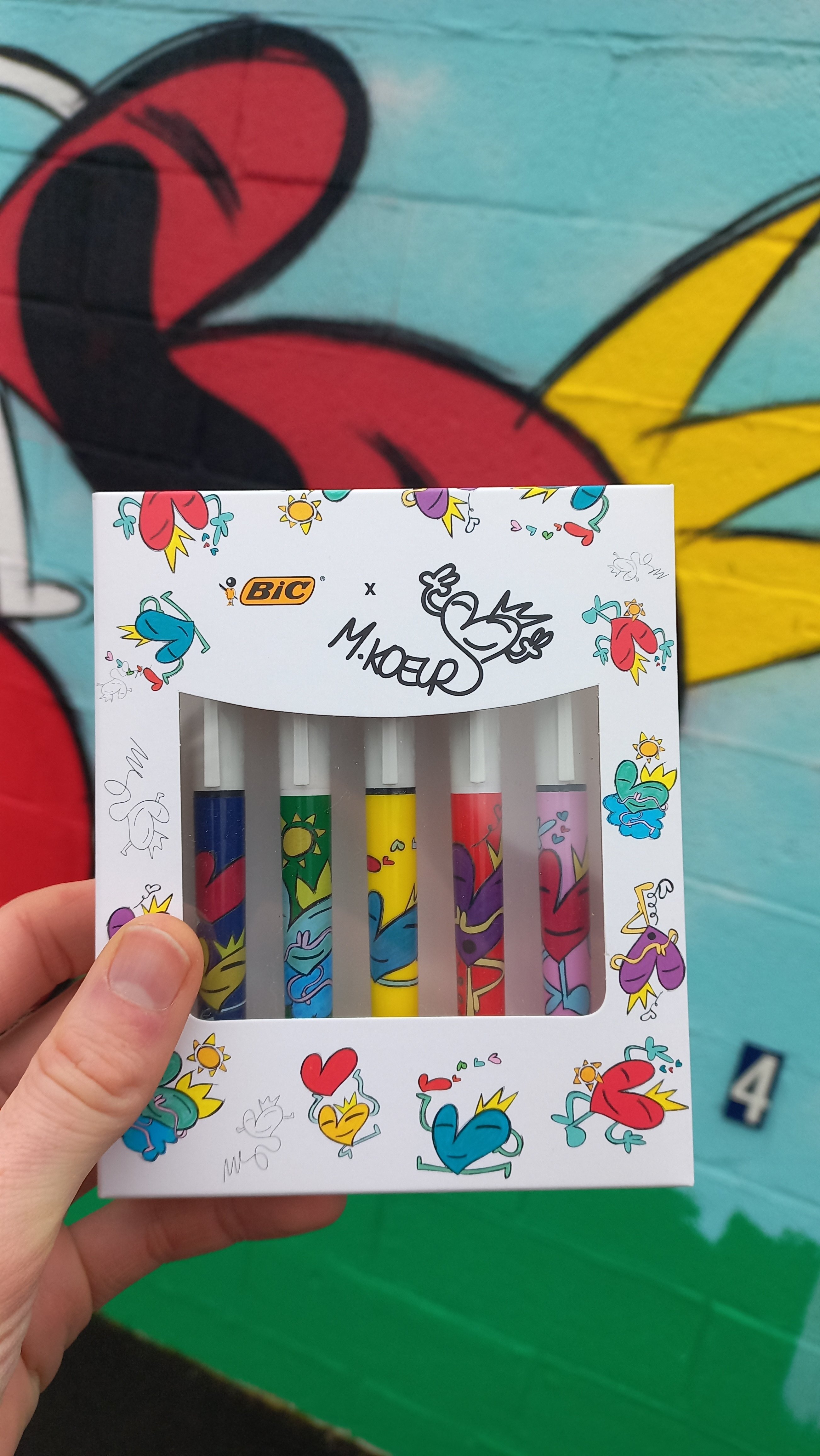Coffret de 5 Stylos 4 Couleurs BIC XM.Koeur